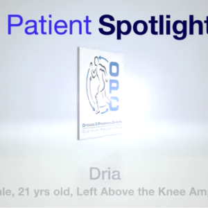 OPC Patient Spotlight Dria